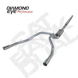 Dodge 1500 Performance Exhaust - Diamond Eye Performance - Cat Back, Dual SS - `09-`12
